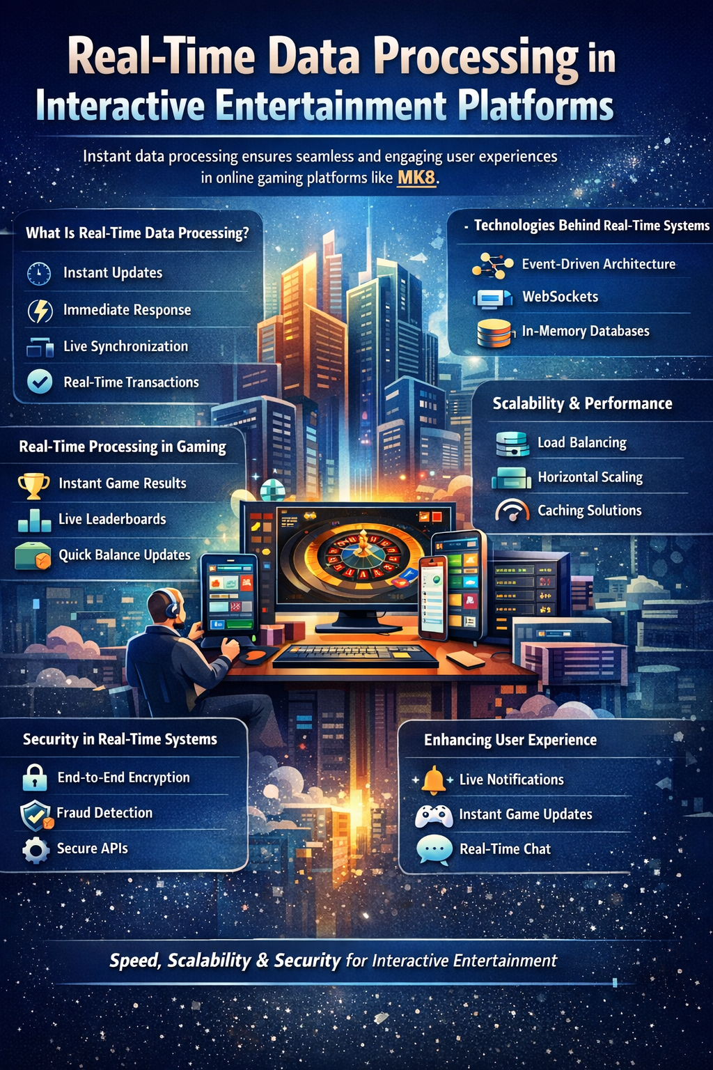 Real-Time Data Processing in Interactive Entertainment Platforms